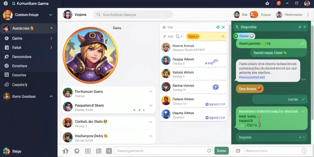 Karakter yang beragam dan unik dalam game.