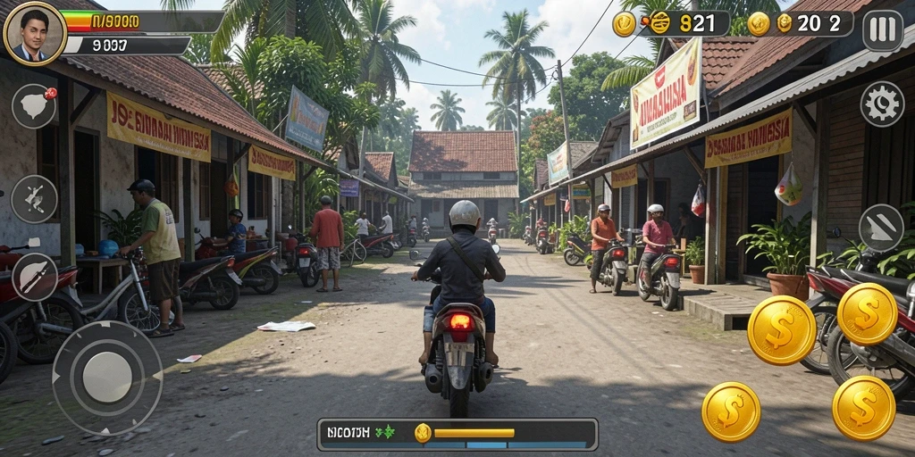 Screenshot dari leaderboard yang menunjukkan peringkat pemain.
