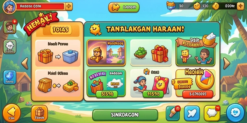Beragam mesin slot dengan tema menarik.